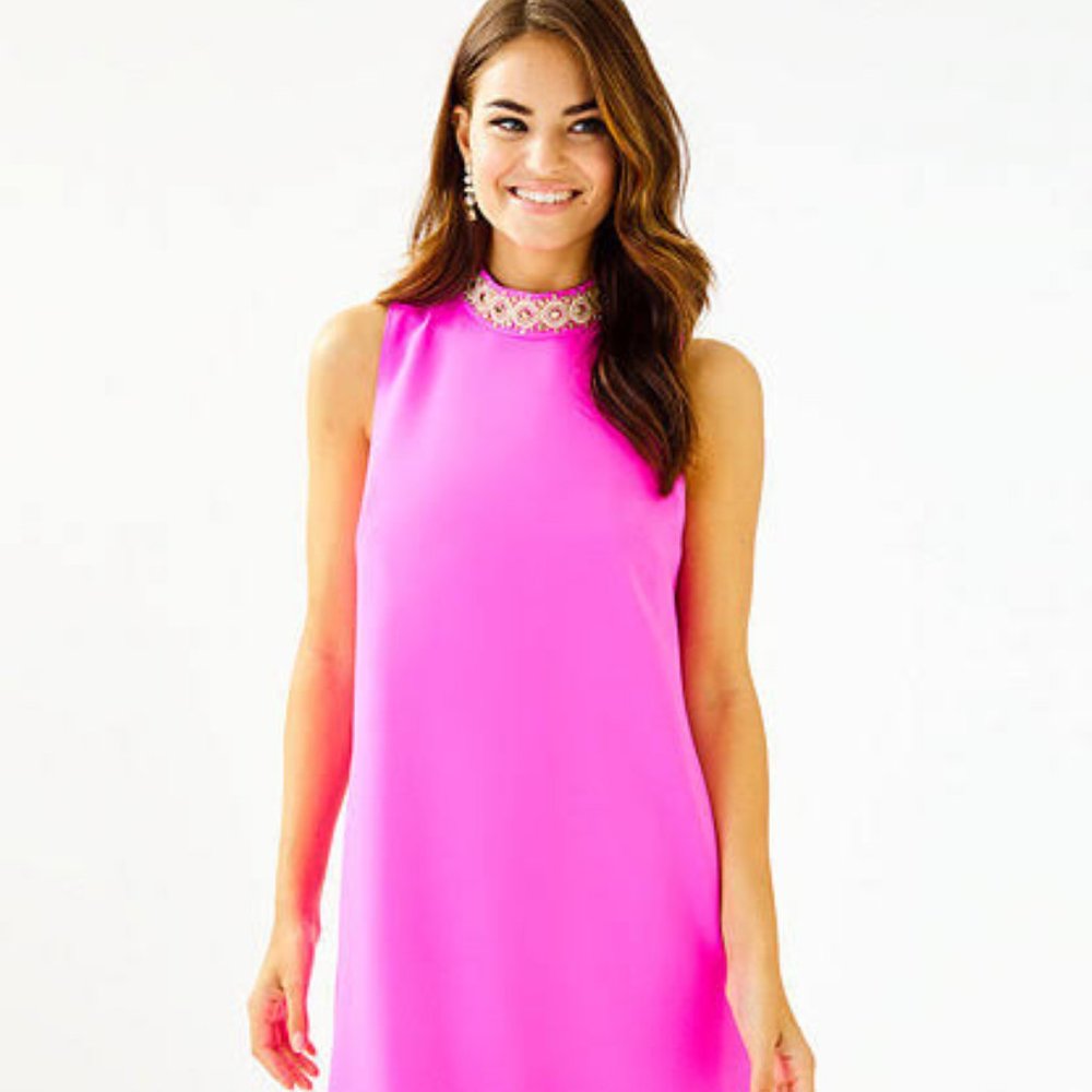 Lilly Pulitzer Brandi Stretch Shift in Mandevilla